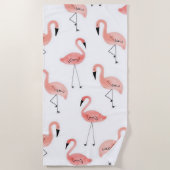 Flamingos Strandtuch (Vorderseite)