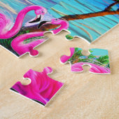 Flamingos Sun Puzzle (Seite)