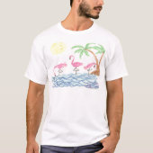 Flamingos T-Shirt (Vorderseite)