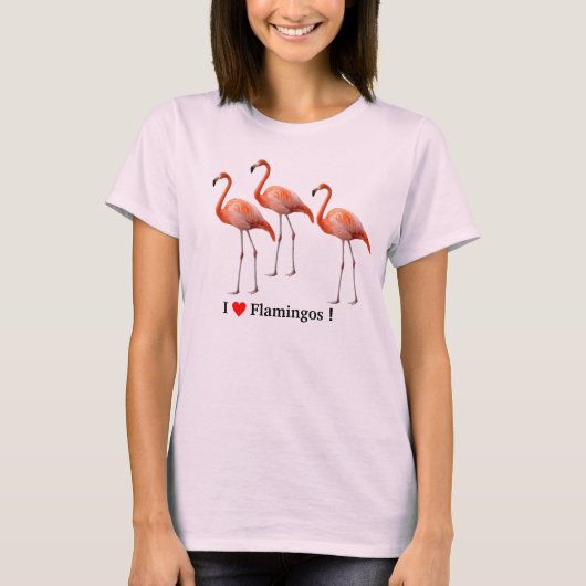 flamingos T-Shirt (Vorderseite)
