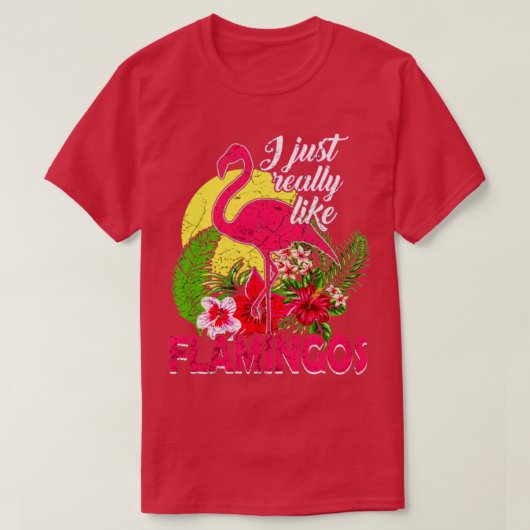 Flamingos T-Shirt (Design vorne)