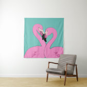 Flamingos Tapestry Wandteppich (Beispiel)