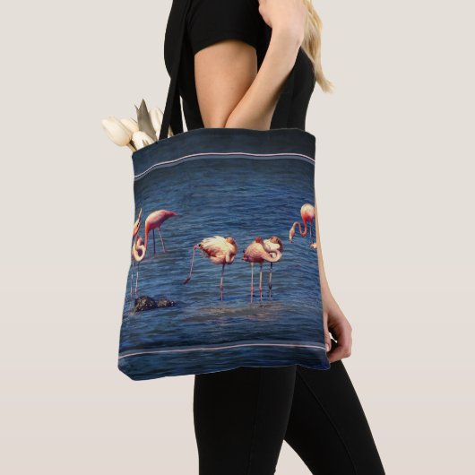 Flamingos Tasche (Von Nahem)