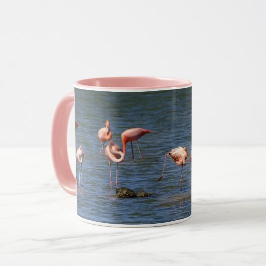 Flamingos Tasse (Vorderseite Links)