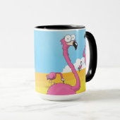 Flamingos Tasse (VorderseiteRechts)