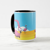 Flamingos Tasse (Vorderseite Links)