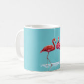 Flamingos-Tasse Kaffeetasse (Vorderseite Links)
