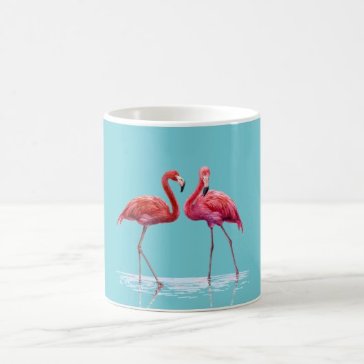 Flamingos-Tasse Kaffeetasse (Mittel)