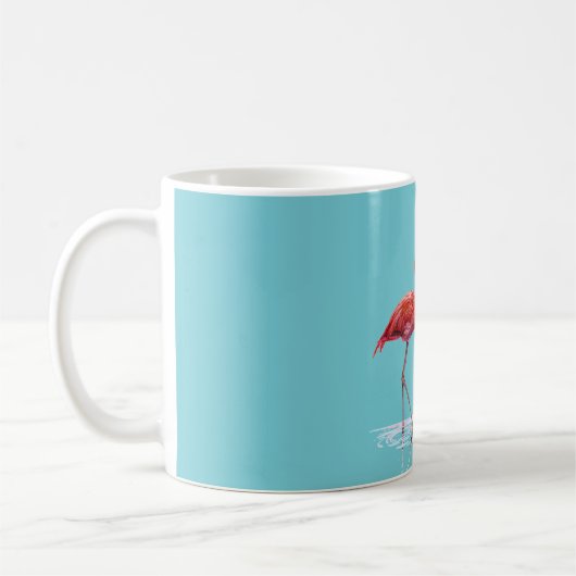 Flamingos-Tasse Kaffeetasse (Links)