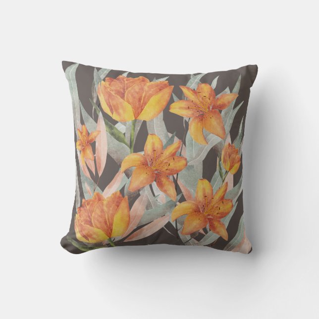 FLAMINGOS THROW PILLOW KISSEN (Vorderseite)