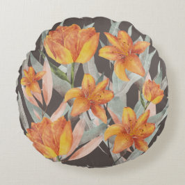 FLAMINGOS THROW PILLOW RUNDES KISSEN