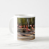 Flamingos-Tier Kaffeetasse (Vorderseite Links)