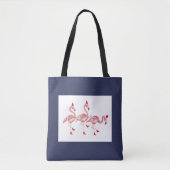 Flamingos Tote Bag Tasche (Vorderseite)