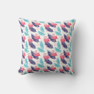 Flamingos Tropisches Muster Kissen
