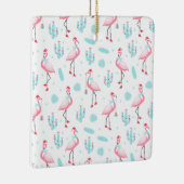 Flamingos und Cactus Keramikornament (Rechts)