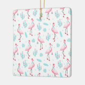 Flamingos und Cactus Keramikornament (Links)