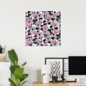 Flamingos und Hibiskus Blume Poster (Heimbüro)