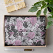 Flamingos und Hibiskus Blume Seidenpapier (Geschenk)