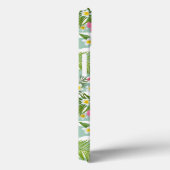 Flamingos und Streifen Case-Mate iPhone Hülle (Rückseite / Rechts)