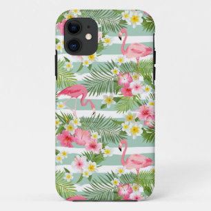Flamingos und Streifen Case-Mate iPhone Hülle