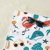 Flamingos und Unicorn Strandtuch (Beispiel)