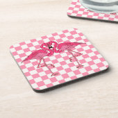 Flamingos Untersetzer (Linke Seite)