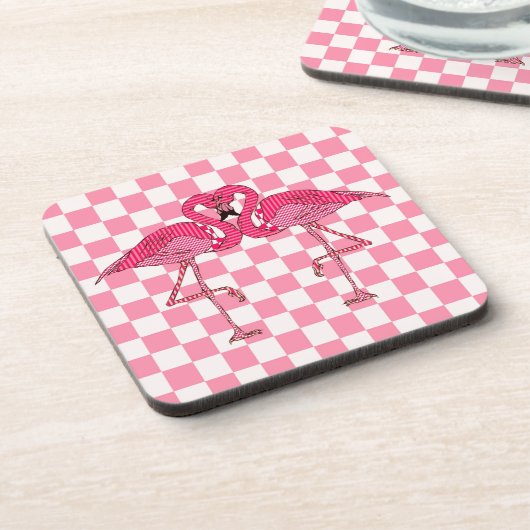 Flamingos Untersetzer (Linke Seite)