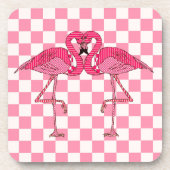 Flamingos Untersetzer (Vorderseite)