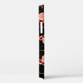 Flamingos Vögel: Vintage Textildesign Case-Mate iPhone Hülle (Rückseite / Rechts)