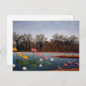 Flamingos von Henri Rousseau Postkarte (Vorne/Hinten)