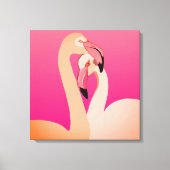 Flamingos Wall Art Leinwanddruck (Vorderseite)