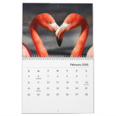Flamingos Wall Calendar Kalender (Feb 2026)