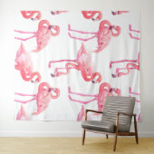 Flamingos Wandteppich (Beispiel (Horizontal))