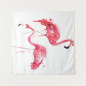 Flamingos Wandteppich (Vorderseite (Horizontal))