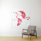 Flamingos Wandteppich (Beispiel (Horizontal))