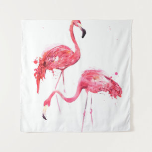 Flamingos Wandteppich