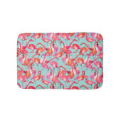 Flamingos (Wasserfarbe) Badematte (Vorderseite)