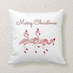 Flamingos Weihnachtskissen Kissen