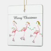 Flamingos Weihnachtsschmuck (Links)