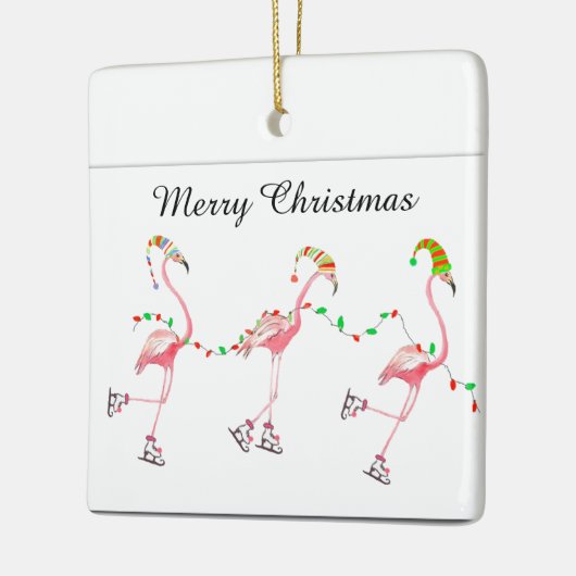 Flamingos Weihnachtsschmuck (Links)