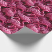 Flamingos Wrapping Paper Geschenkpapier (Ecke)