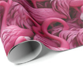 Flamingos Wrapping Paper Geschenkpapier (Rolleneckpunkt)