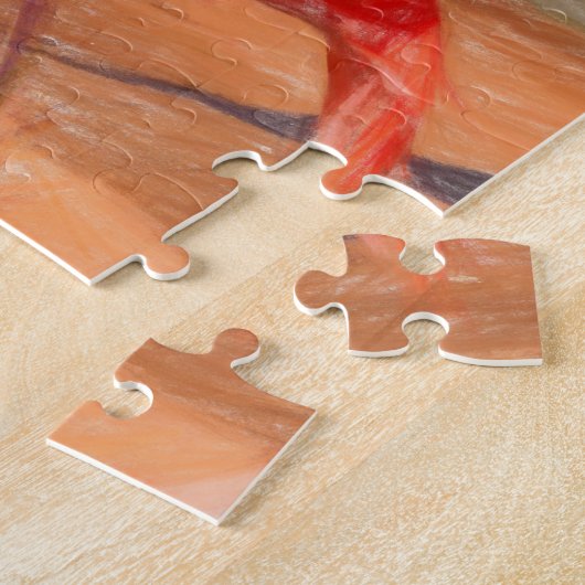 Flamingos zeichnend farbenfroh puzzle (Seite)