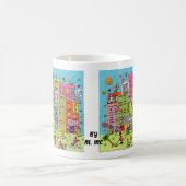 Flamingos zu Hause Kaffeetasse (Mittel)