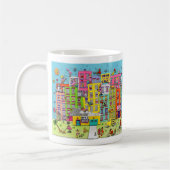 Flamingos zu Hause Kaffeetasse (Links)