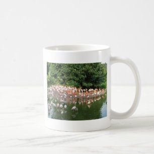 Flamingoschwarm Kaffeetasse