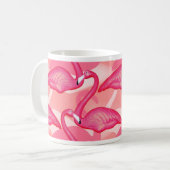 Flamingovogel-Tasse Kaffeetasse (Vorderseite Links)