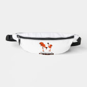 Flamingoween - Halloween Bauchtasche (Vorderseite)