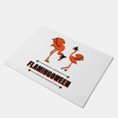 Flamingoween - Halloween Fußmatte (Schrägansicht)