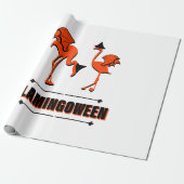 Flamingoween - Halloween Geschenkpapier (Ungerollt)